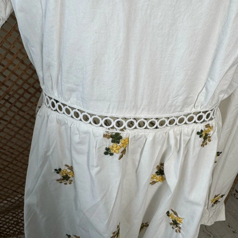 Baby Doll Embroidered Dress